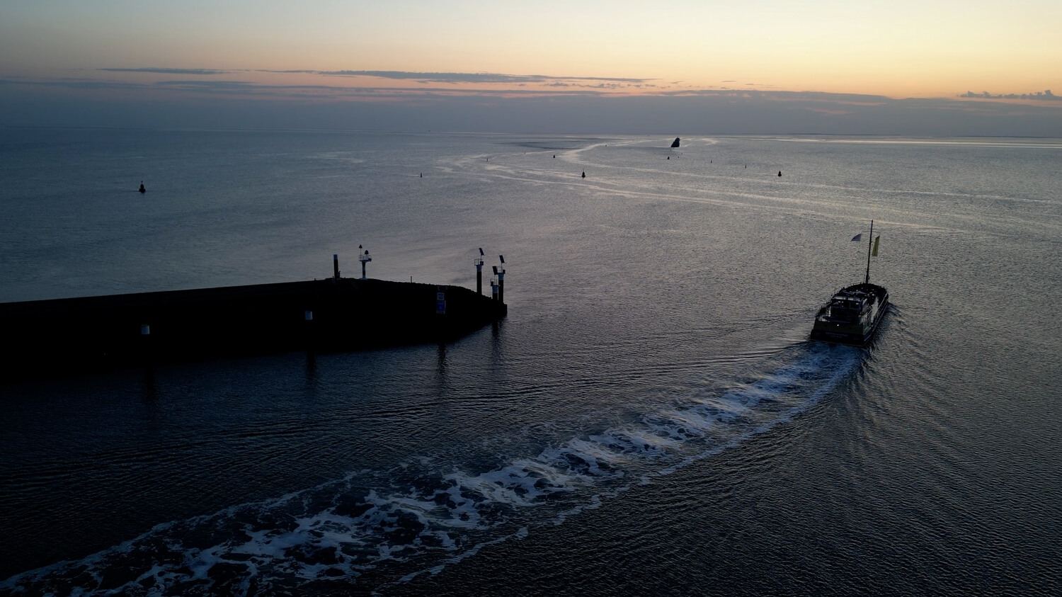bootkaartje groepsreis Terschelling  - regina_andrea_avond9
